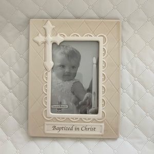 Baptism photo frame  4x6 inch